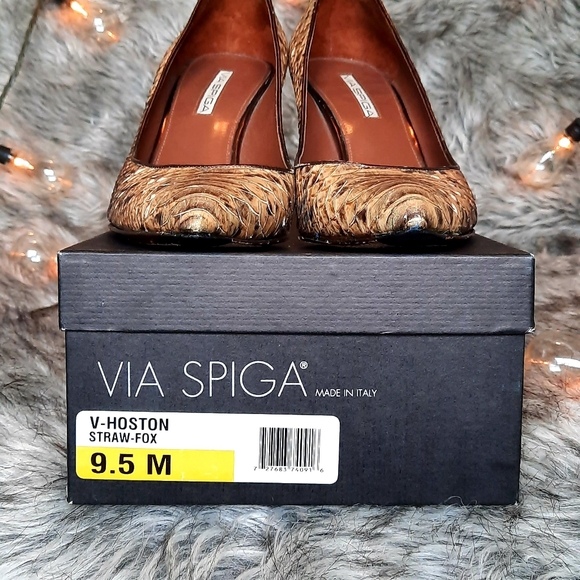 Via Spiga Python Heels 9.5 M WITH BOX - Picture 2 of 9